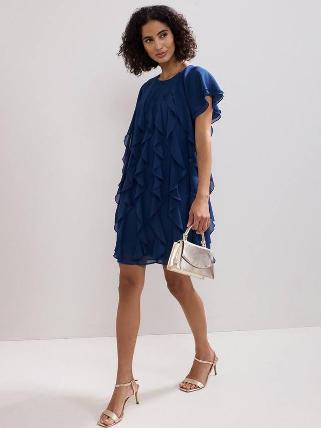 Платье мини Claudette с рюшами Phase Eight, Blue
Платье мини Claudette с рюшами Phase Eight, Blue