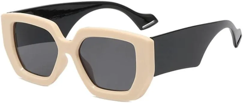 Большие солнцезащитные очки в крупной оправе для женщин, дорожные солнцезащитные очки для женщин, защита от ультрафиолета UV400 LANGSER, Beige Black Gray
Большие солнцезащитные очки в крупной оправе для женщин, дорожные солнцезащитные очки для женщин, защита от ультрафиолета UV400 LANGSER, Beige Black Gray