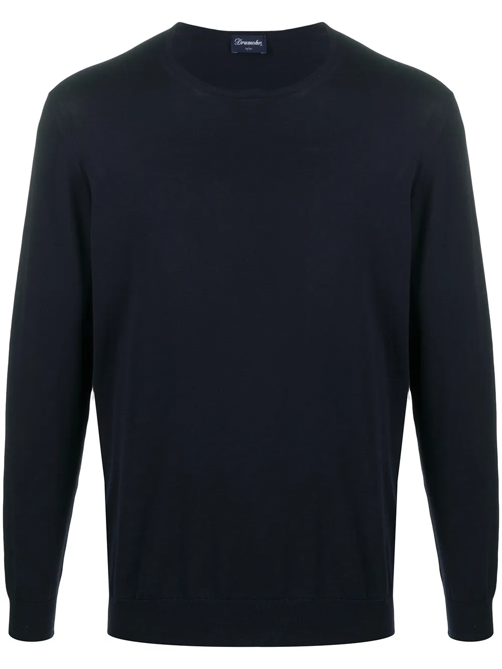 Джемпер с круглым вырезом Drumohr, синий
Джемпер с круглым вырезом Drumohr, синий