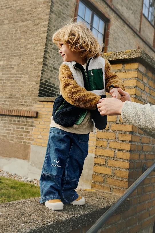 Детские джинсы Cesar Placement Denim Pants Liewood, синий 
Детские джинсы Cesar Placement Denim Pants Liewood, синий