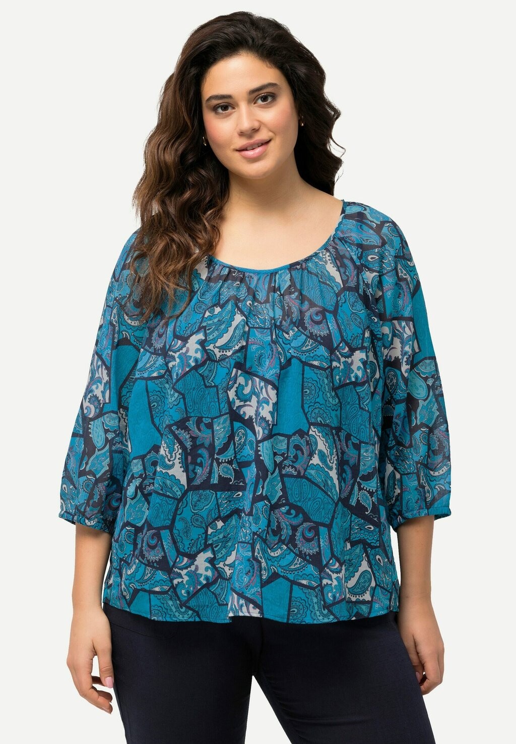 Блуза Ulla Popken, синий
Блуза Ulla Popken, синий