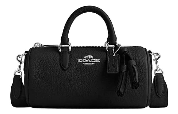 Сумка через плечо Lacey из телячьей кожи Boston, черная COACH 
Сумка через плечо Lacey из телячьей кожи Boston, черная COACH