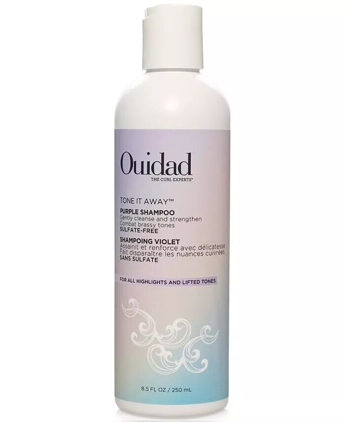 Фиолетовый шампунь Tone It Away, 8,5 унций Ouidad
Фиолетовый шампунь Tone It Away, 8,5 унций Ouidad