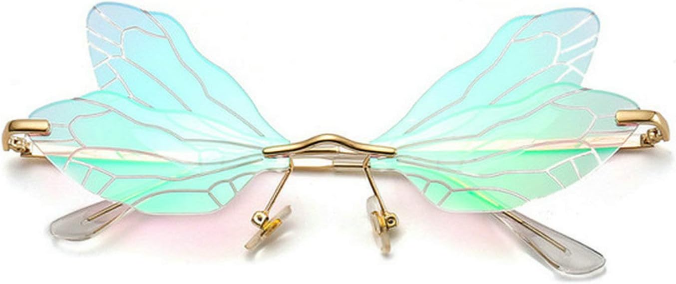 COTIA/Модные солнцезащитные очки без оправы с изображением крыла стрекозы для женщин, винтажные, с прозрачными линзами цвета океана, мужские солнцезащитные очки розового и желтого цвета, Green Transparent
COTIA/Модные солнцезащитные очки без оправы с изображением крыла стрекозы для женщин, винтажные, с прозрачными линзами цвета океана, мужские солнцезащитные очки розового и желтого цвета, Green Transparent
