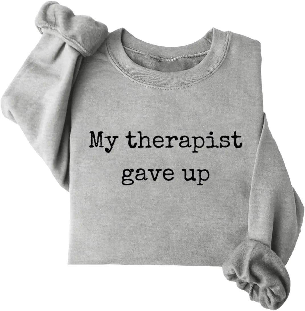 Толстовка My Therapist Gave Up JIONOCY
Толстовка My Therapist Gave Up JIONOCY