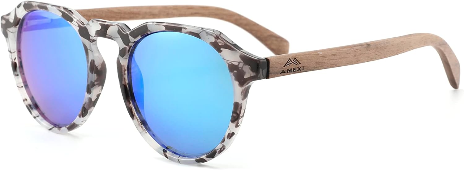 Женские поляризованные солнцезащитные очки из дерева: защита от УФ-излучения, антибликовое покрытие, стильный дизайн, оправа из натурального дерева, легкие - подходят для походов, пляжа и повседневного использования AMEXI, Blue
Женские поляризованные солнцезащитные очки из дерева: защита от УФ-излучения, антибликовое покрытие, стильный дизайн, оправа из натурального дерева, легкие - подходят для походов, пляжа и повседневного использования AMEXI, Blue