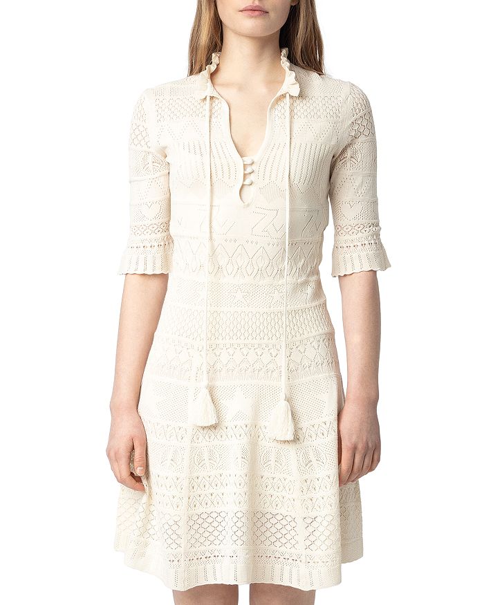 Платье вязаное ажурное Memphisa Zadig & Voltaire, слоновая кость/кремовый
Платье вязаное ажурное Memphisa Zadig & Voltaire, слоновая кость/кремовый