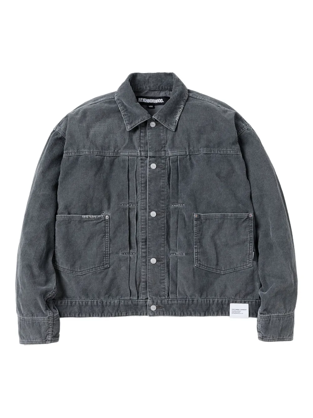 Плиссированная вельветовая куртка Neighborhood, серый
Плиссированная вельветовая куртка Neighborhood, серый