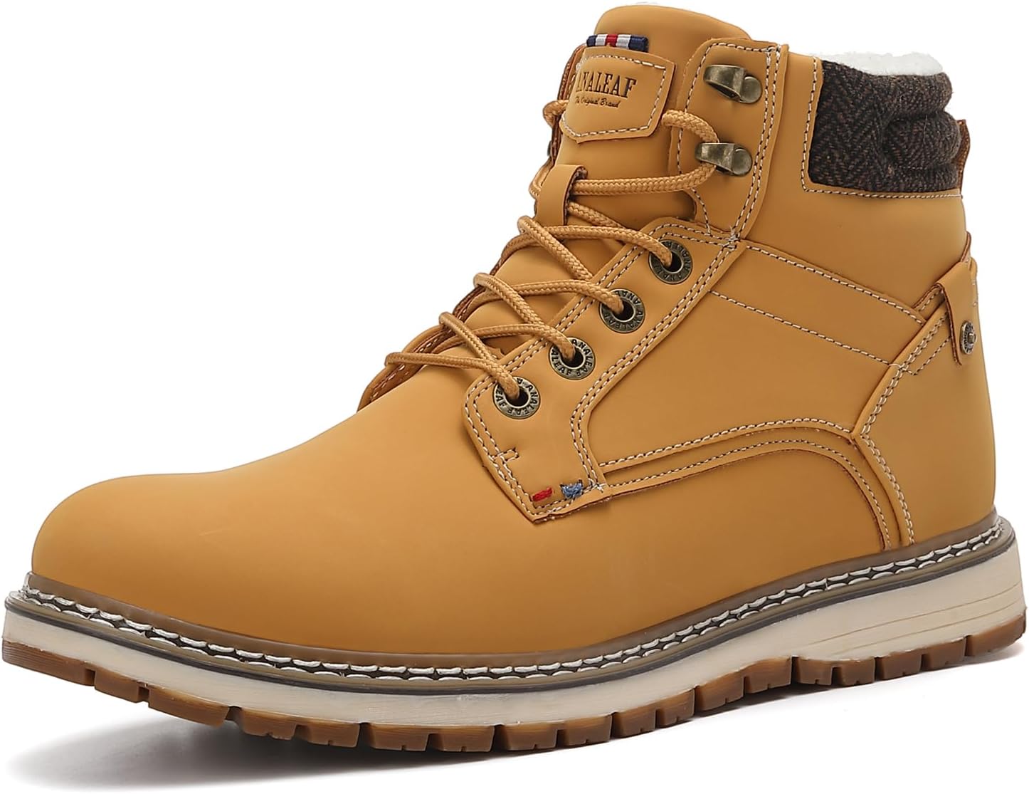 Мужские зимние ботинки ANALEAF, теплые зимние ботинки, нескользящие с меховой подкладкой для улицы, желтый
Мужские зимние ботинки ANALEAF, теплые зимние ботинки, нескользящие с меховой подкладкой для улицы, желтый
