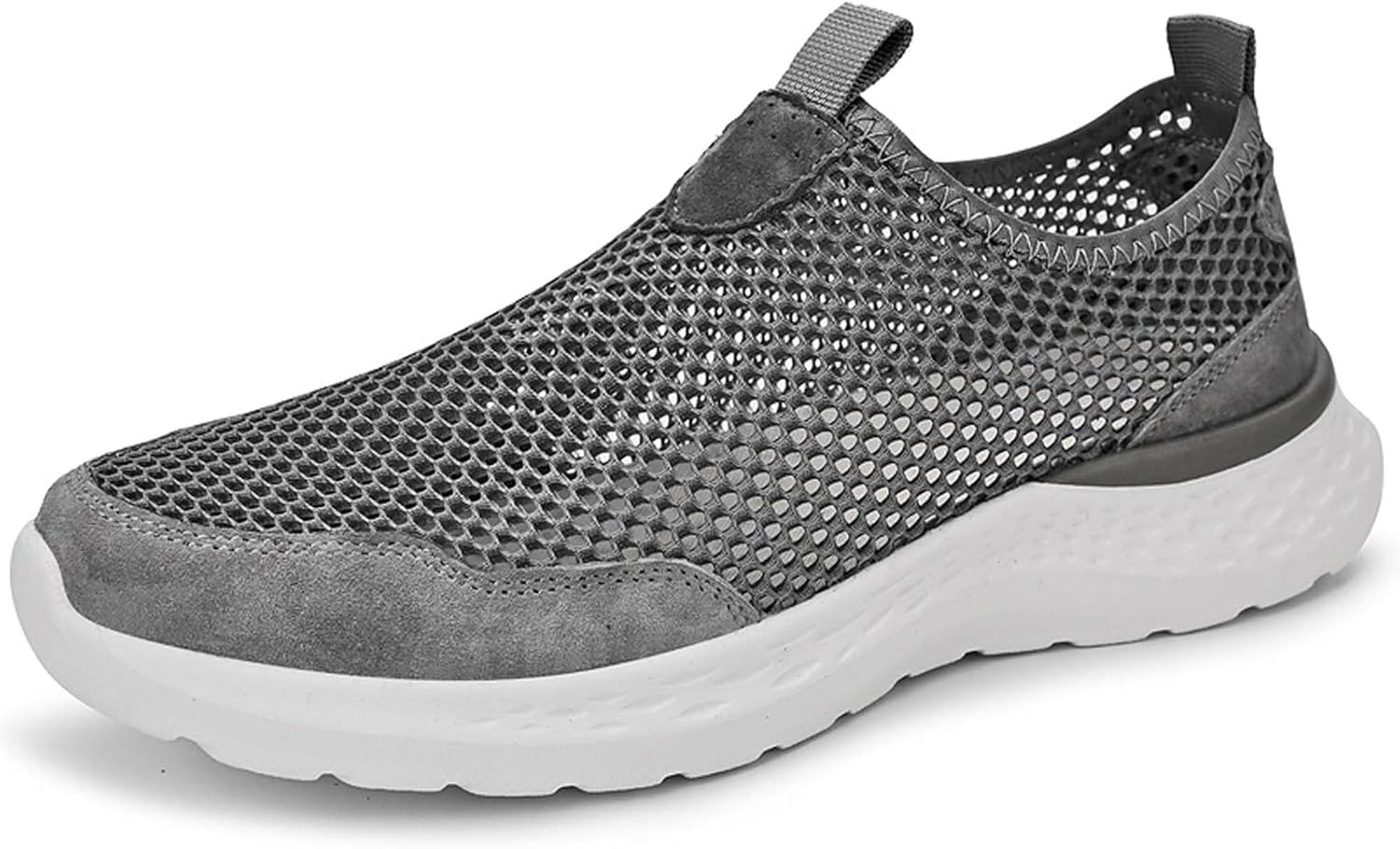 Мужские модные дышащие кроссовки с сеткой для прогулок, повседневные удобные легкие наружные кроссовки с подошвой, предотвращающей скольжение, для походов, большие размеры 5-13 US Generic, серый
Мужские модные дышащие кроссовки с сеткой для прогулок, повседневные удобные легкие наружные кроссовки с подошвой, предотвращающей скольжение, для походов, большие размеры 5-13 US Generic, серый