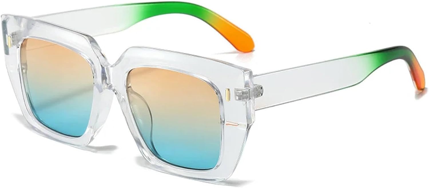 Модные солнцезащитные очки «кошачий глаз» большого размера для женщин, защита от УФ-излучения UV400, ретро-очки с заклепками для мужчин, градиентные солнцезащитные очки цвета чайного дерева WNCKSQ, Transparent Tea Blue
Модные солнцезащитные очки «кошачий глаз» большого размера для женщин, защита от УФ-излучения UV400, ретро-очки с заклепками для мужчин, градиентные солнцезащитные очки цвета чайного дерева WNCKSQ, Transparent Tea Blue