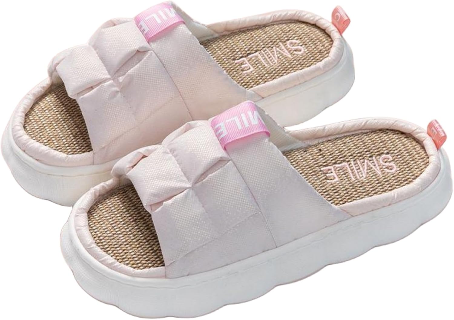 Льняные тапочки для женщин и мужчин с бесшумной и нескользящей подошвой, тапочки на все сезоны с утолщенной подошвой, домашняя обувь, летние шлепанцы, сандалии, домашние тапочки Iwhgrmp, розовый
Льняные тапочки для женщин и мужчин с бесшумной и нескользящей подошвой, тапочки на все сезоны с утолщенной подошвой, домашняя обувь, летние шлепанцы, сандалии, домашние тапочки Iwhgrmp, розовый