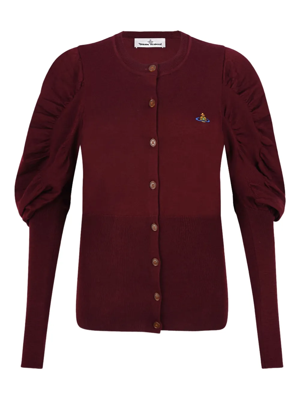 Кардиган с пуговицами и сборками Vivienne Westwood, красный
Кардиган с пуговицами и сборками Vivienne Westwood, красный
