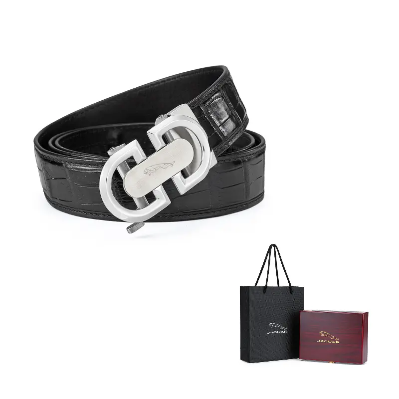 JAGUAR Кожаный ремень мужской, White Steel
JAGUAR Кожаный ремень мужской, White Steel