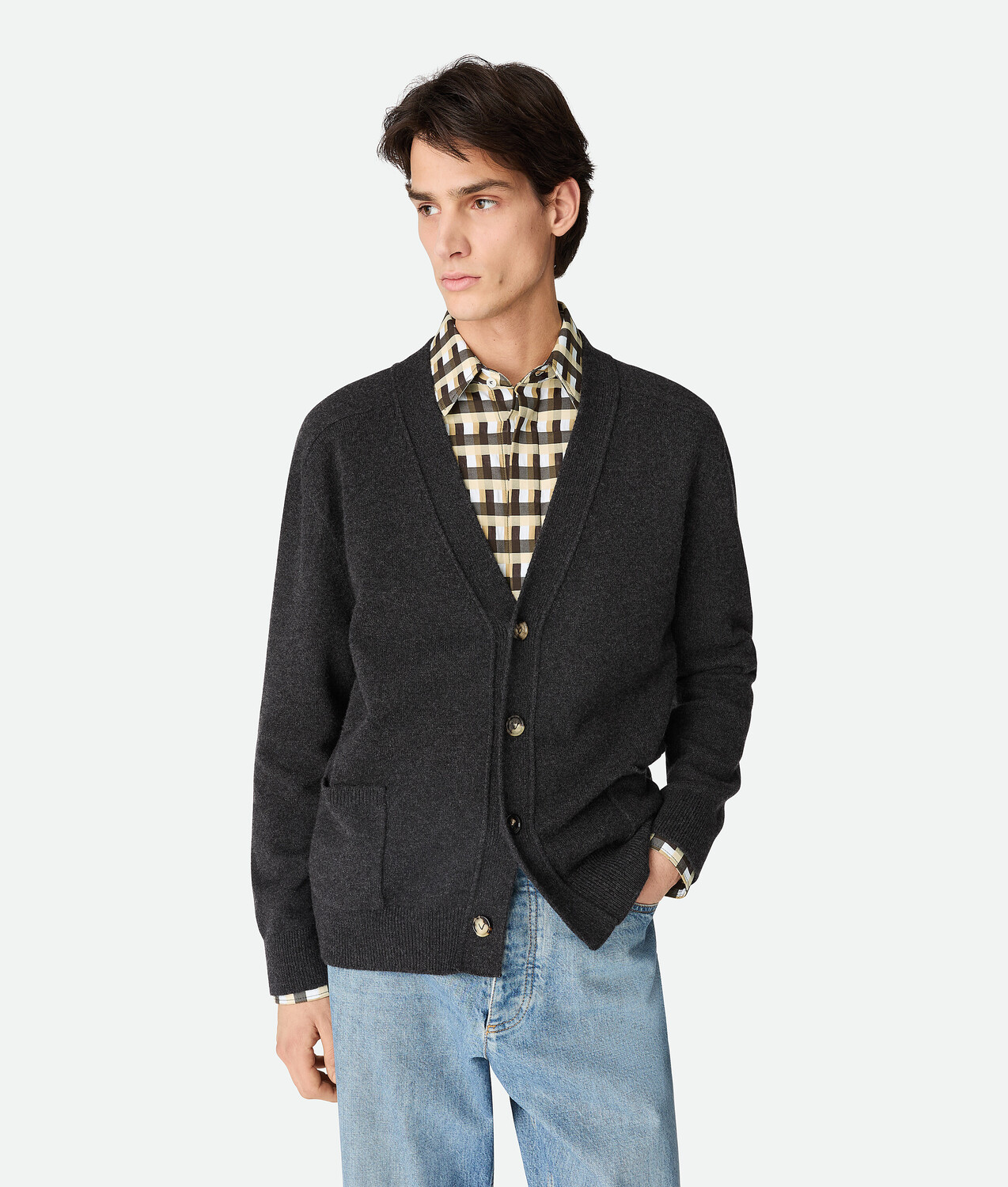 Cashmere cardigan BOTTEGA VENETA, антрацит
Cashmere cardigan BOTTEGA VENETA, антрацит