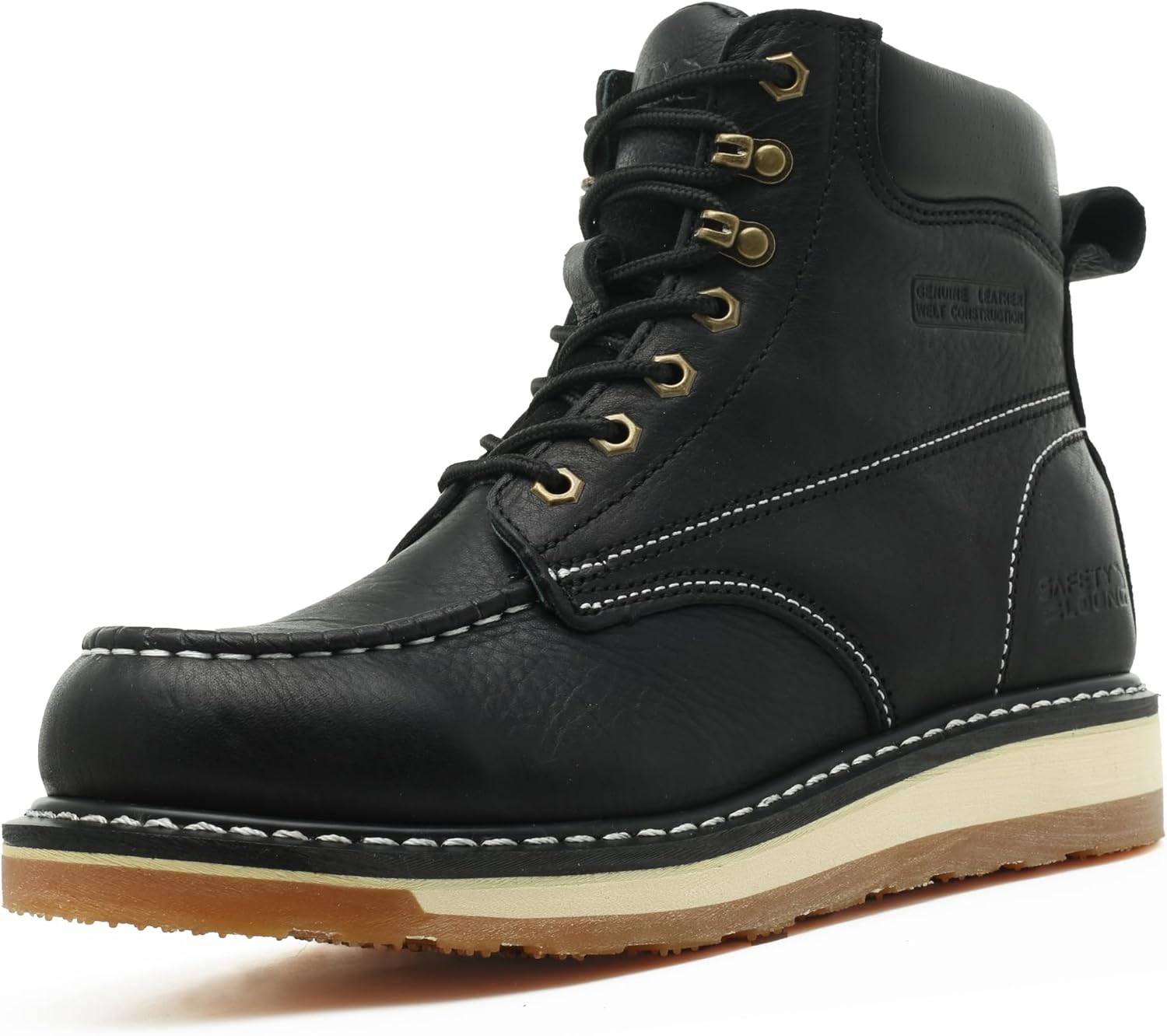 Ботинки SAFETY LOONG с мягким/стальным носком для мужчин, водонепроницаемые, удобные, из цельной кожи, с нескользящей подошвой на клиновидном каблуке, высота 15 см, черный
Ботинки SAFETY LOONG с мягким/стальным носком для мужчин, водонепроницаемые, удобные, из цельной кожи, с нескользящей подошвой на клиновидном каблуке, высота 15 см, черный