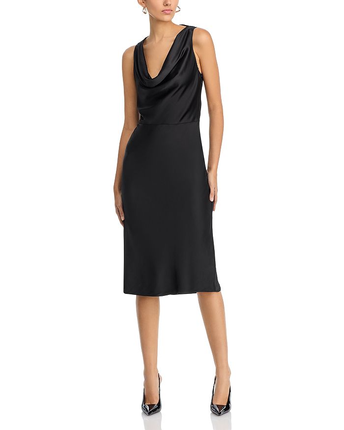 Платье-комбинация миди с воротником-хомутиком Dawida BOSS, черный
Платье-комбинация миди с воротником-хомутиком Dawida BOSS, черный