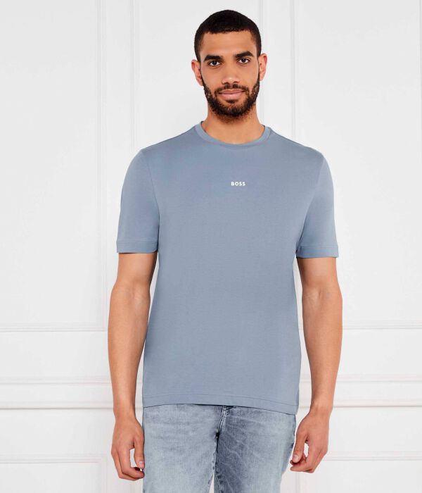 Футболка тчуп Relaxed fit Boss Orange, синий 
Футболка тчуп Relaxed fit Boss Orange, синий