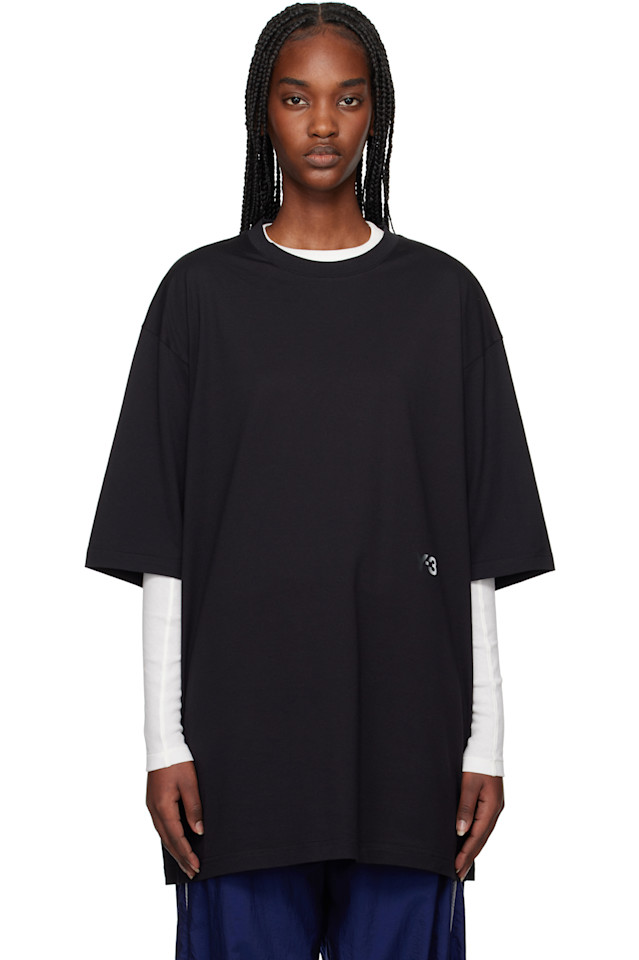 U boxy футболка Y-3, черный 
U boxy футболка Y-3, черный