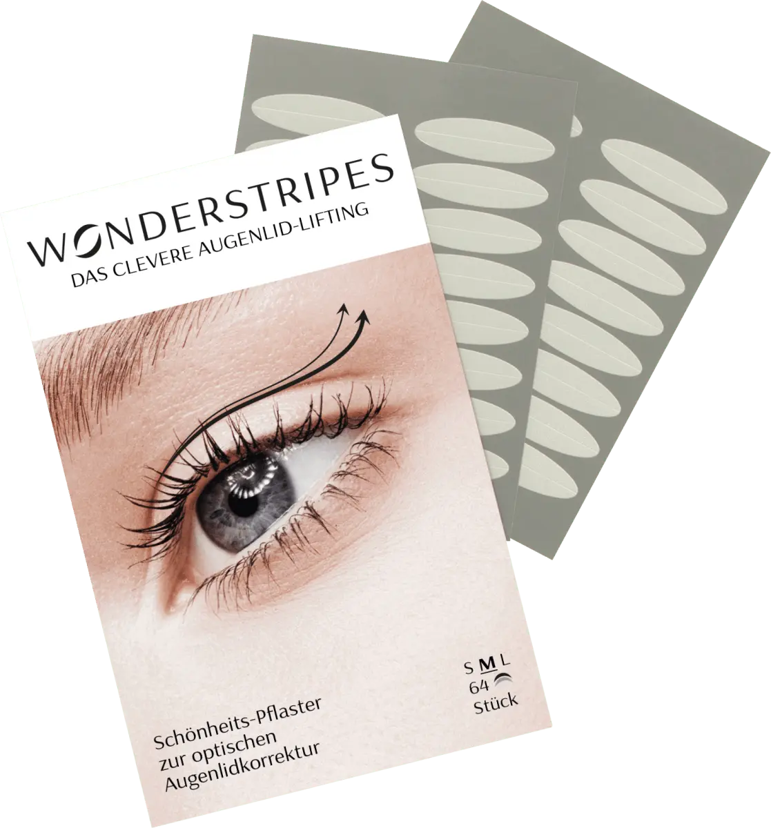 Полоски для лифтинга век противоскользящие размер М 64 шт. Wonderstripes
Полоски для лифтинга век противоскользящие размер М 64 шт. Wonderstripes