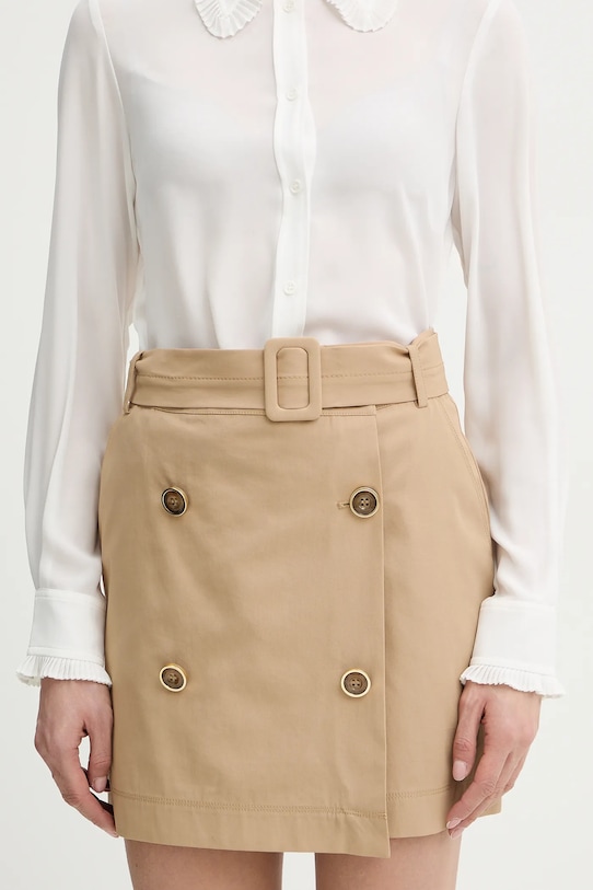 Хлопковая юбка Pinko, бежевый
Хлопковая юбка Pinko, бежевый