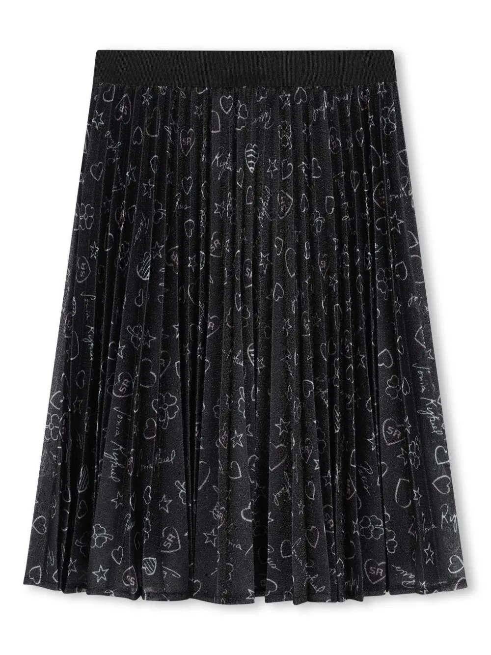 Юбка с графичным принтом и складками SONIA RYKIEL ENFANT, черный
Юбка с графичным принтом и складками SONIA RYKIEL ENFANT, черный