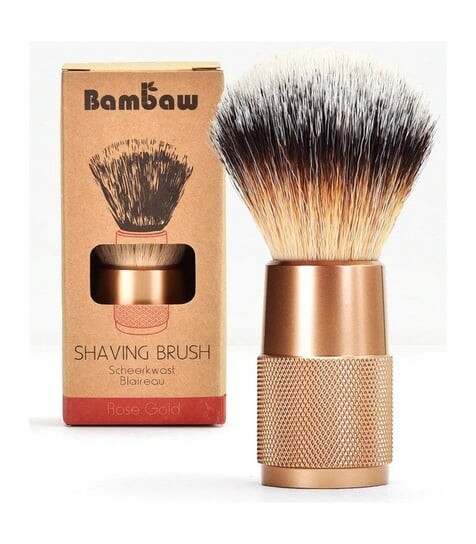 Многоразовый помазок для бритья из веганского нейлона, Розовое золото Bambaw
Многоразовый помазок для бритья из веганского нейлона, Розовое золото Bambaw