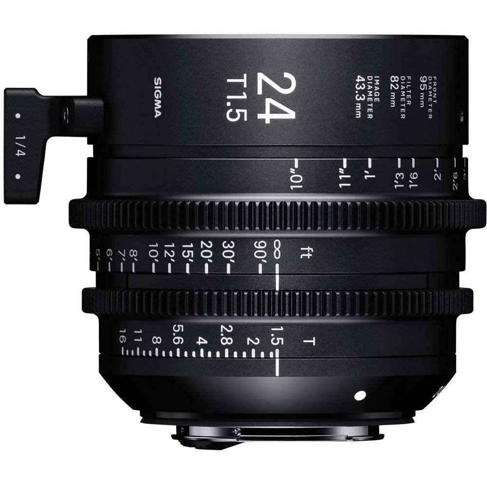 Кинообъектив Sigma 24mm T1.5 FF High-Speed Prime (EF, Feet) 401966
Кинообъектив Sigma 24mm T1.5 FF High-Speed Prime (EF, Feet) 401966