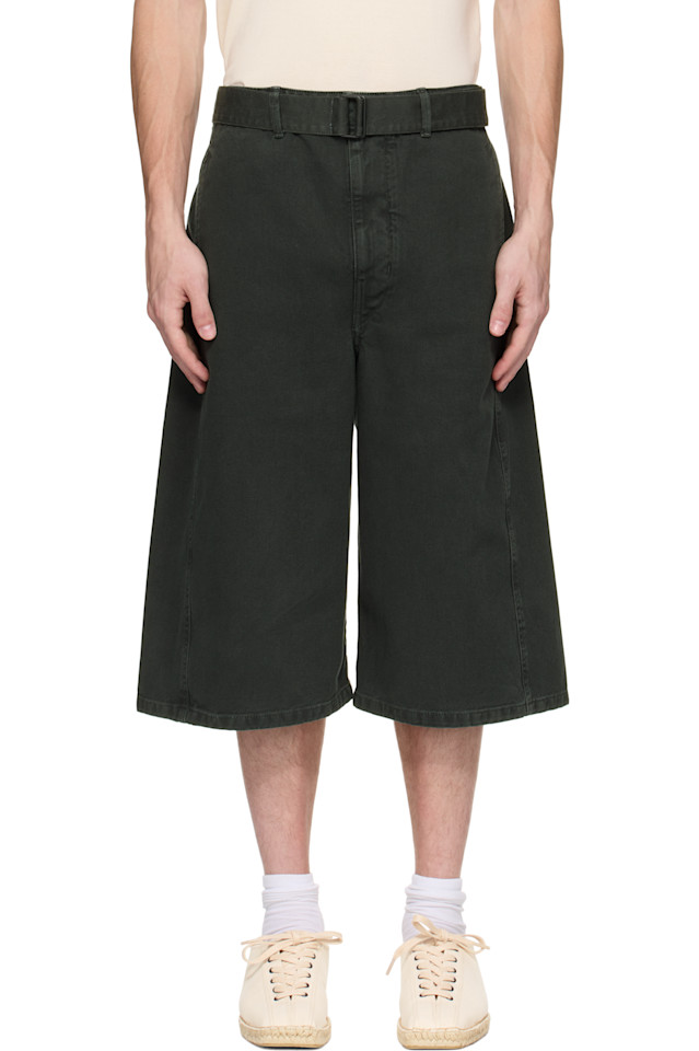 Джинсовые шорты с эффектом скручивания Lemaire, синий
Джинсовые шорты с эффектом скручивания Lemaire, синий