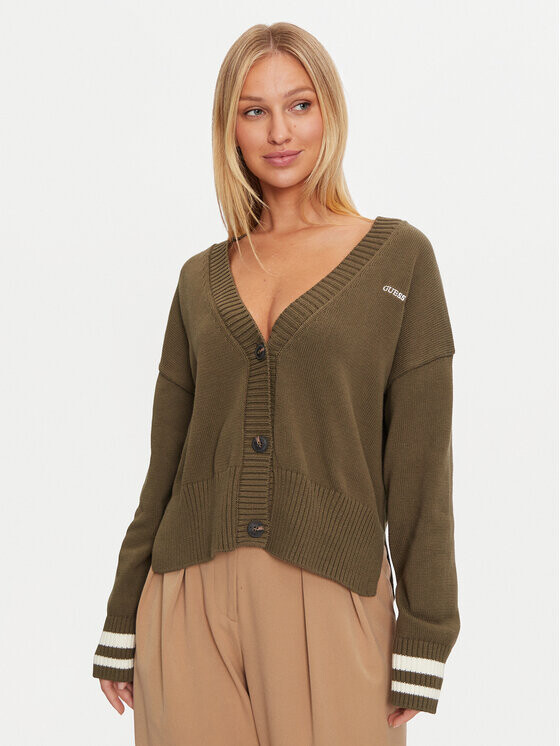Кардиган стандартного кроя Guess Jeans, хаки
Кардиган стандартного кроя Guess Jeans, хаки