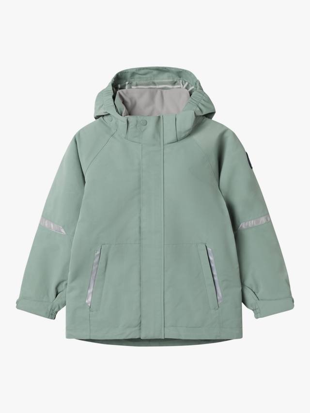 Детское ветрозащитное пальто в виде ракушки Polarn O. Pyret, зеленый 
Детское ветрозащитное пальто в виде ракушки Polarn O. Pyret, зеленый