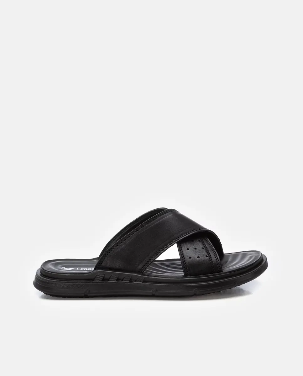 Мужские кожаные шлепанцы с перекрещивающимися ремешками Xti, черный
Мужские кожаные шлепанцы с перекрещивающимися ремешками Xti, черный