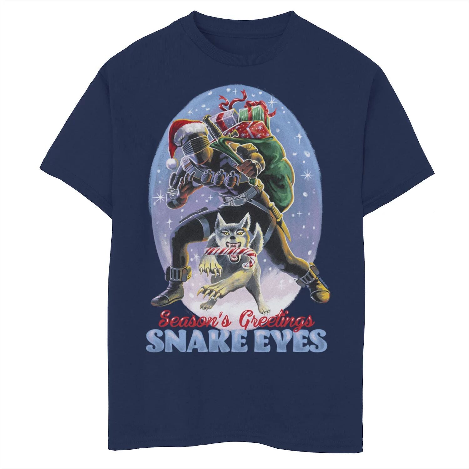 Мальчики 8-20 лет Футболка Joe Christmas Snake Eyes Season's Greetings с графическим рисунком Licensed Character
Мальчики 8-20 лет Футболка Joe Christmas Snake Eyes Season's Greetings с графическим рисунком Licensed Character
