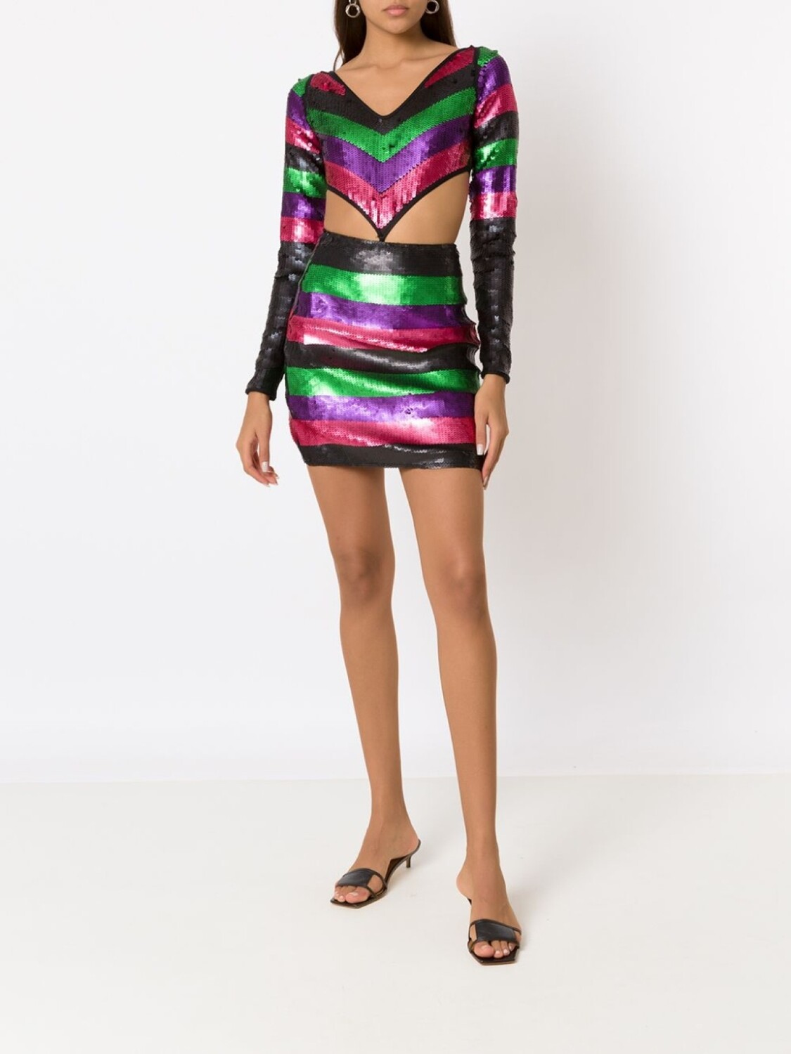 Amir Slama полосатая юбка с пайетками, мультиколор
Amir Slama полосатая юбка с пайетками, мультиколор