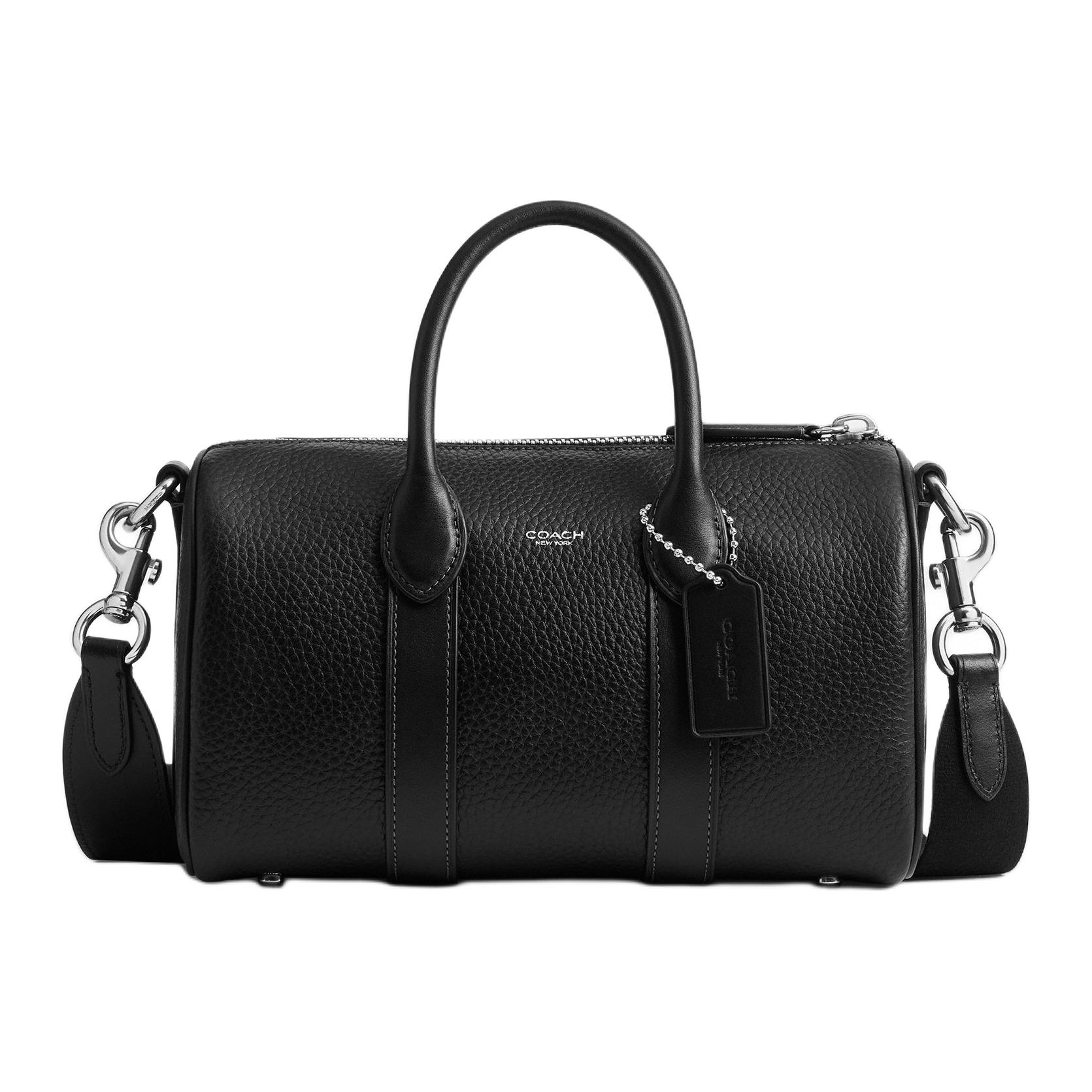 COACH Кожаная сумка среднего размера унисекс черная
COACH Кожаная сумка среднего размера унисекс черная