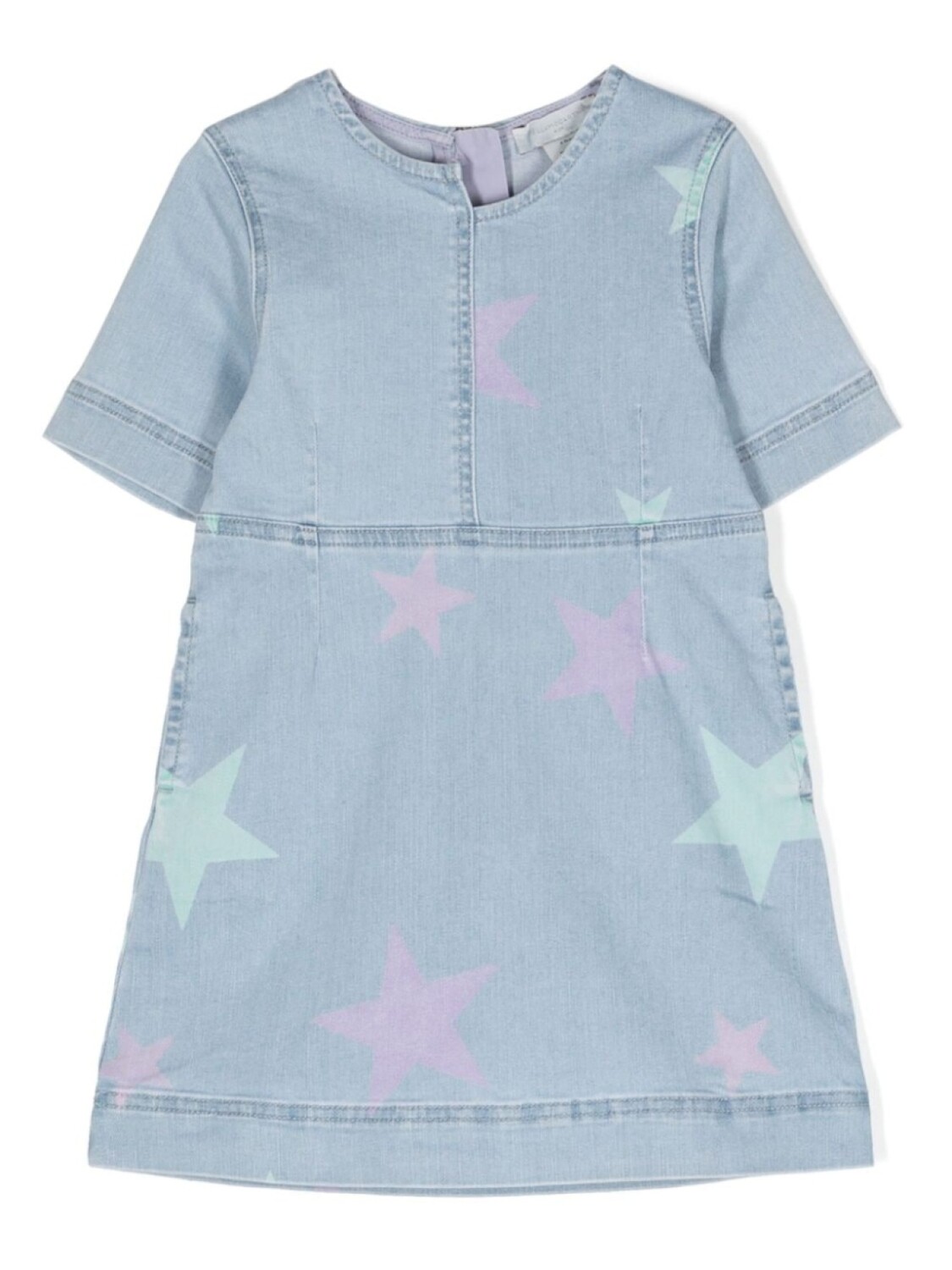 Stella McCartney Kids джинсовое платье с принтом, синий
Stella McCartney Kids джинсовое платье с принтом, синий