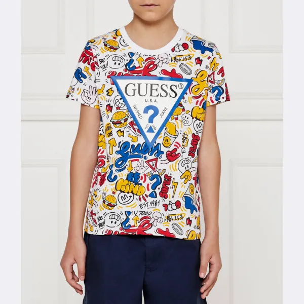 Футболка стандартного кроя Guess, мультиколор
Футболка стандартного кроя Guess, мультиколор