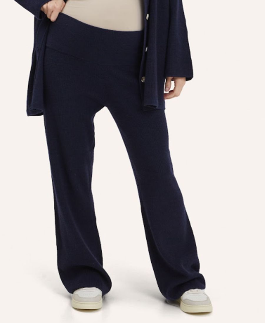 Вязаные брюки-клеш Georgina для беременных NOM Maternity, Navy
Вязаные брюки-клеш Georgina для беременных NOM Maternity, Navy