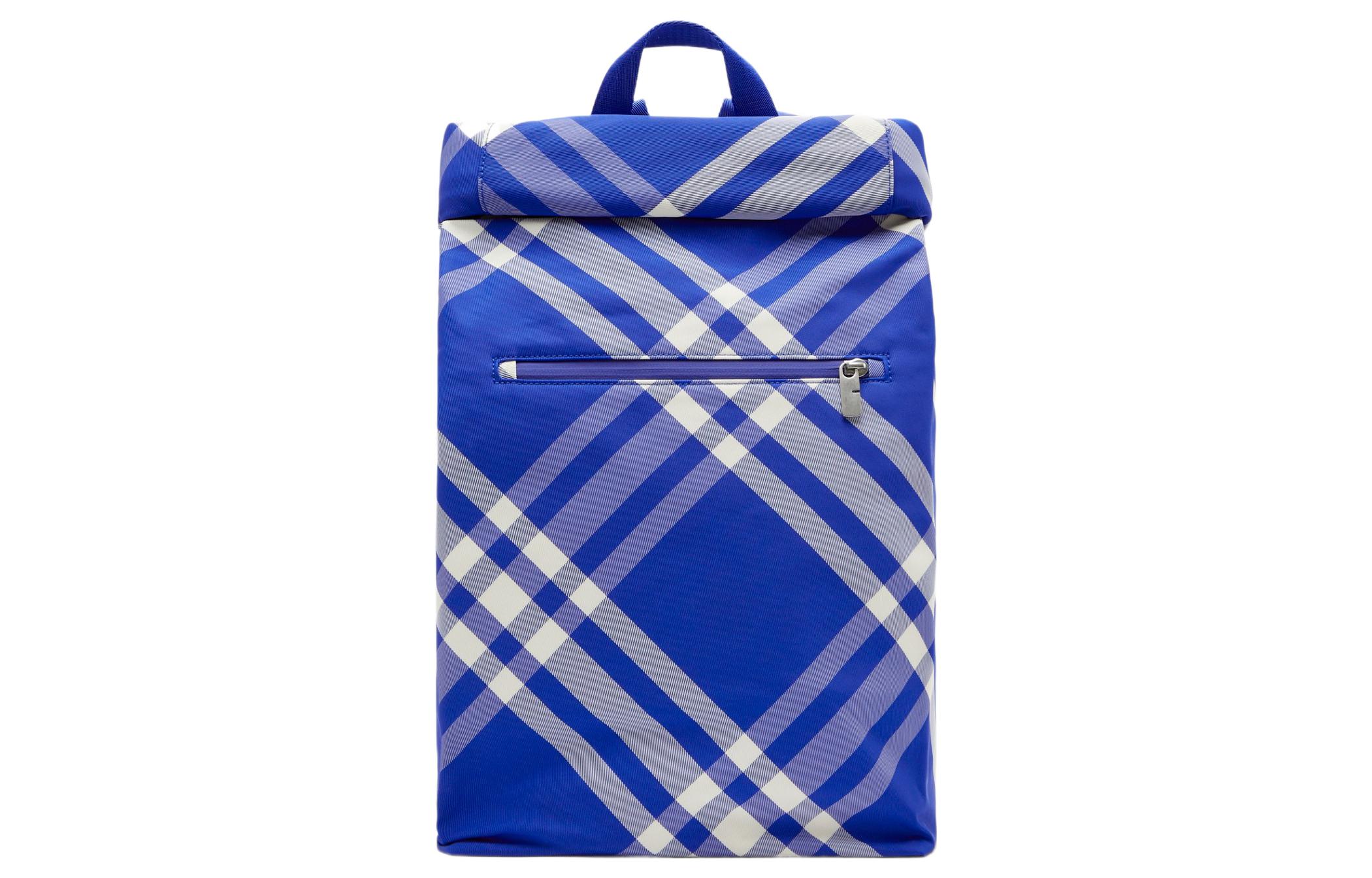 Burberry Рюкзак в клетку с жаккардовым узором сине-белый
Burberry Рюкзак в клетку с жаккардовым узором сине-белый