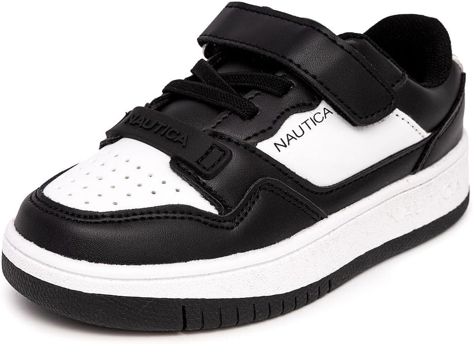 Детские кроссовки Nautica с регулируемыми ремешками, Удобные повседневные кеды для мальчиков и девочек, малышей и маленьких детей, белый/черный
Детские кроссовки Nautica с регулируемыми ремешками, Удобные повседневные кеды для мальчиков и девочек, малышей и маленьких детей, белый/черный