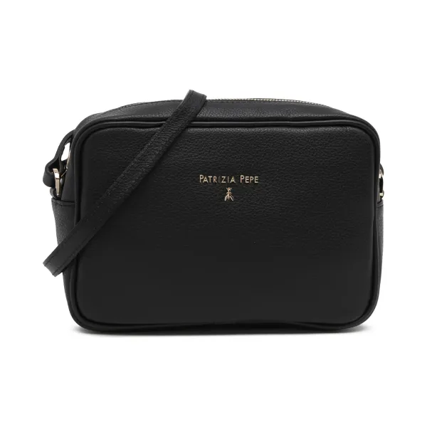 Кожаная сумка через плечо Patrizia Pepe, черный
Кожаная сумка через плечо Patrizia Pepe, черный