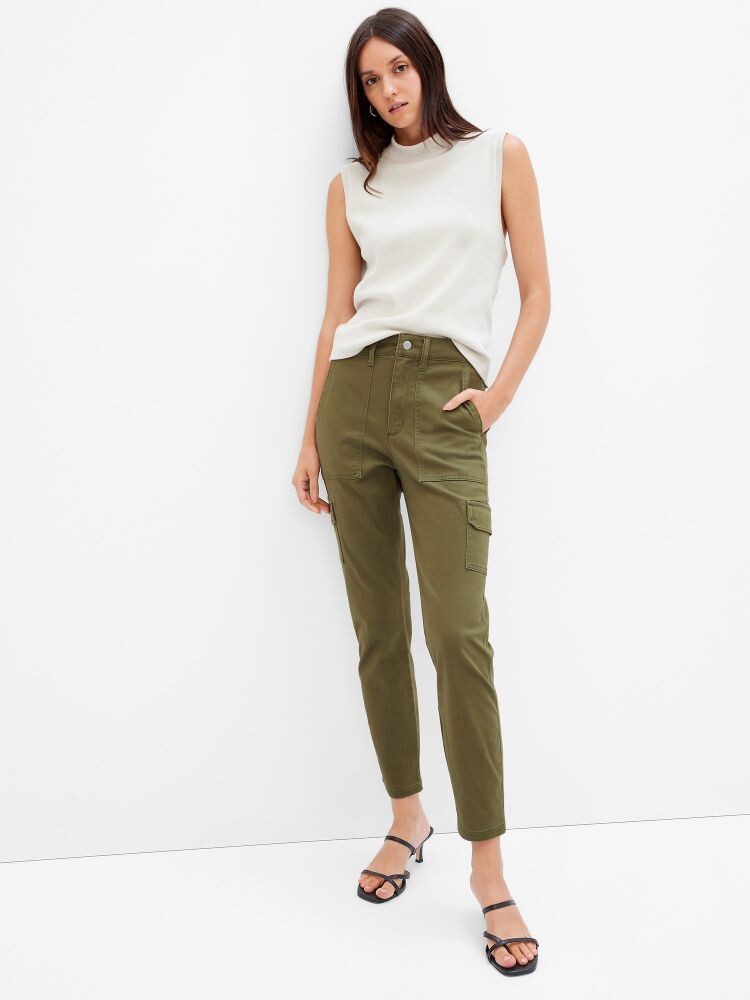 Брюки-Карго из парусины Gap, зеленый
Брюки-Карго из парусины Gap, зеленый