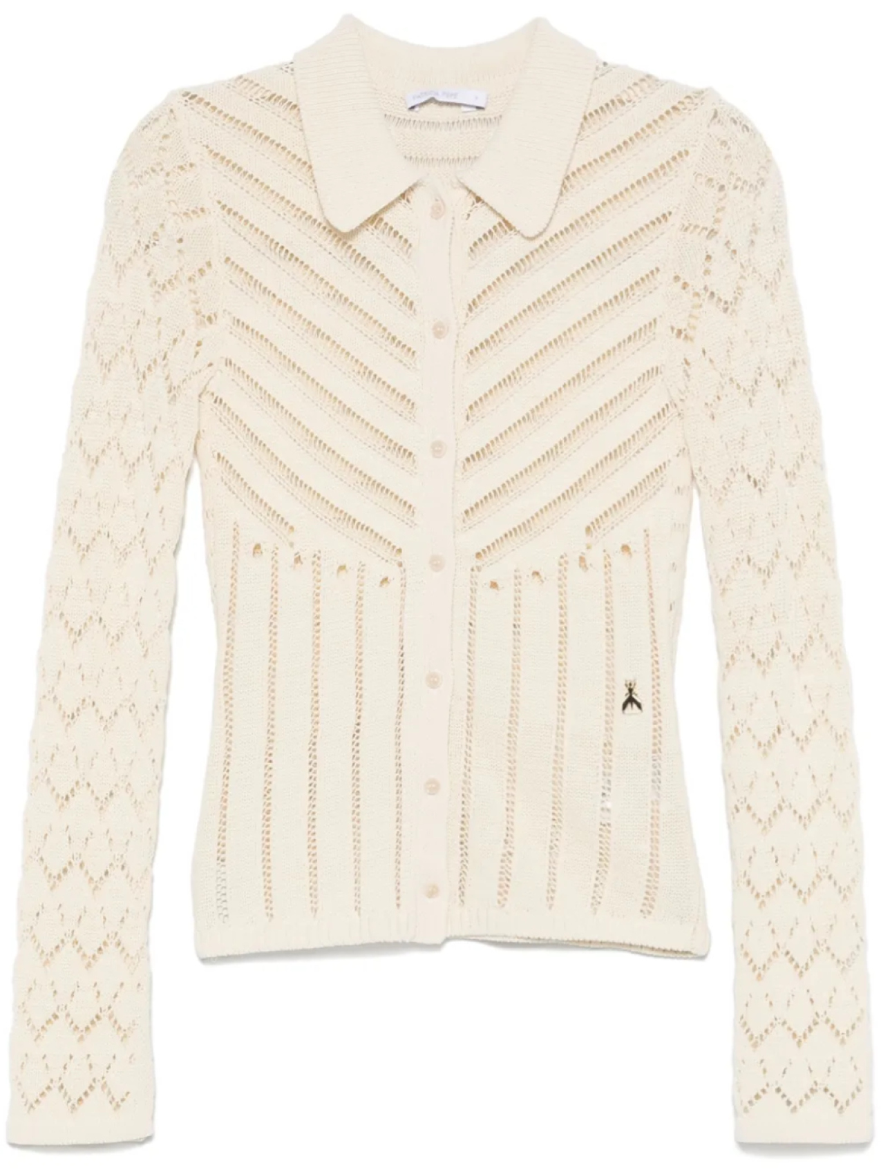 Кардиган открытой вязки Patrizia Pepe, нейтральный
Кардиган открытой вязки Patrizia Pepe, нейтральный