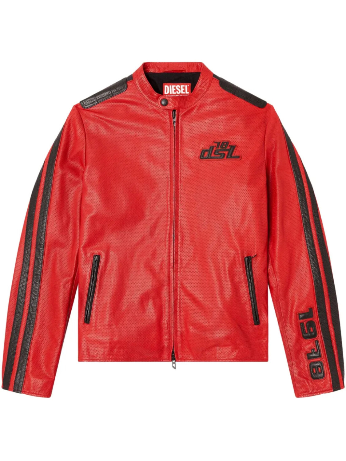 Кожаная куртка Diesel Pop, нейтральный 
Кожаная куртка Diesel Pop, нейтральный