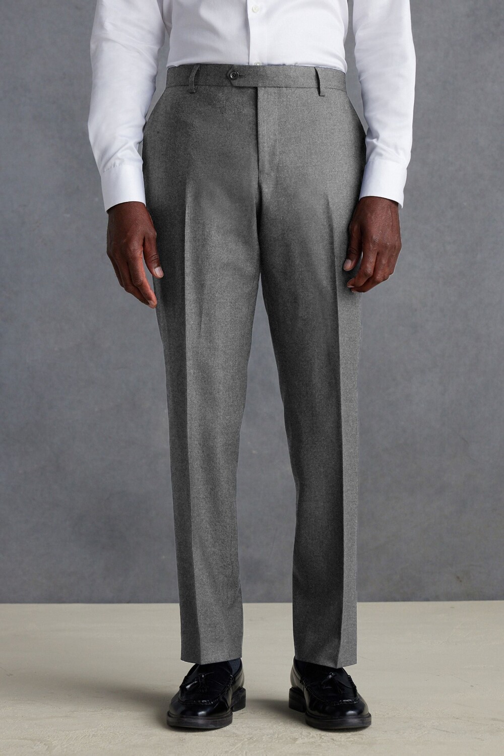 Фирменные фланелевые брюки Zignone Next, серый 
Фирменные фланелевые брюки Zignone Next, серый