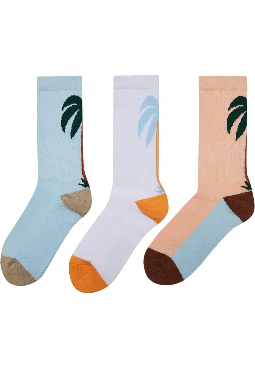 Базовые носки MisterTee "MisterTee Unisex Fancy Palmtree Socks, 3 шт." (1 пара), белый
Базовые носки MisterTee "MisterTee Unisex Fancy Palmtree Socks, 3 шт." (1 пара), белый