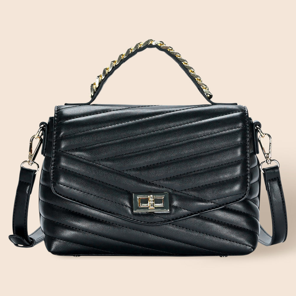 Детализированная сумка-тоут из искусственной кожи с возможностью ношения через плечо FASHNZFAB, черный
Детализированная сумка-тоут из искусственной кожи с возможностью ношения через плечо FASHNZFAB, черный