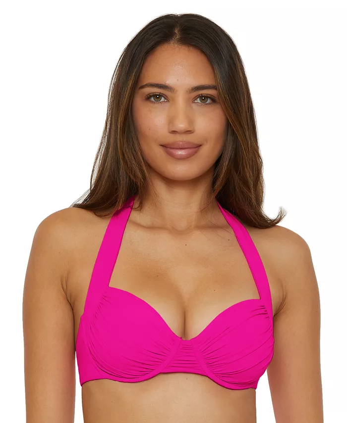 Женский топ бикини с рюшами и косточками Becca, розовый
Женский топ бикини с рюшами и косточками Becca, розовый