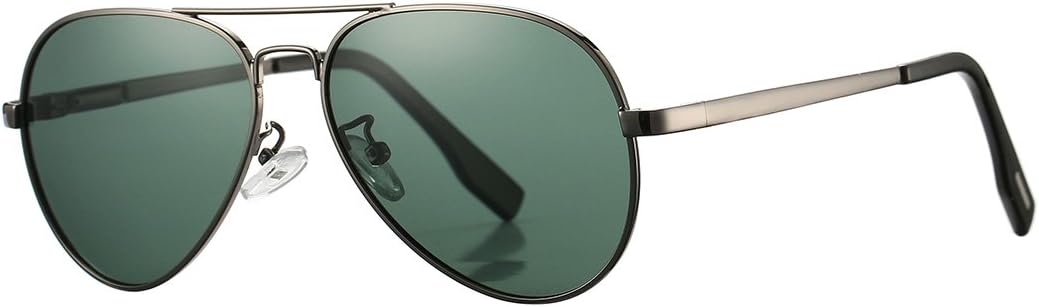 Поляризованные солнцезащитные очки-авиаторы COASION для подростков с маленьким лицом, для женщин и мужчин, винтажный стиль, защита от УФ-излучения UV400, 58mm - Gunmetal/G15
Поляризованные солнцезащитные очки-авиаторы COASION для подростков с маленьким лицом, для женщин и мужчин, винтажный стиль, защита от УФ-излучения UV400, 58mm - Gunmetal/G15