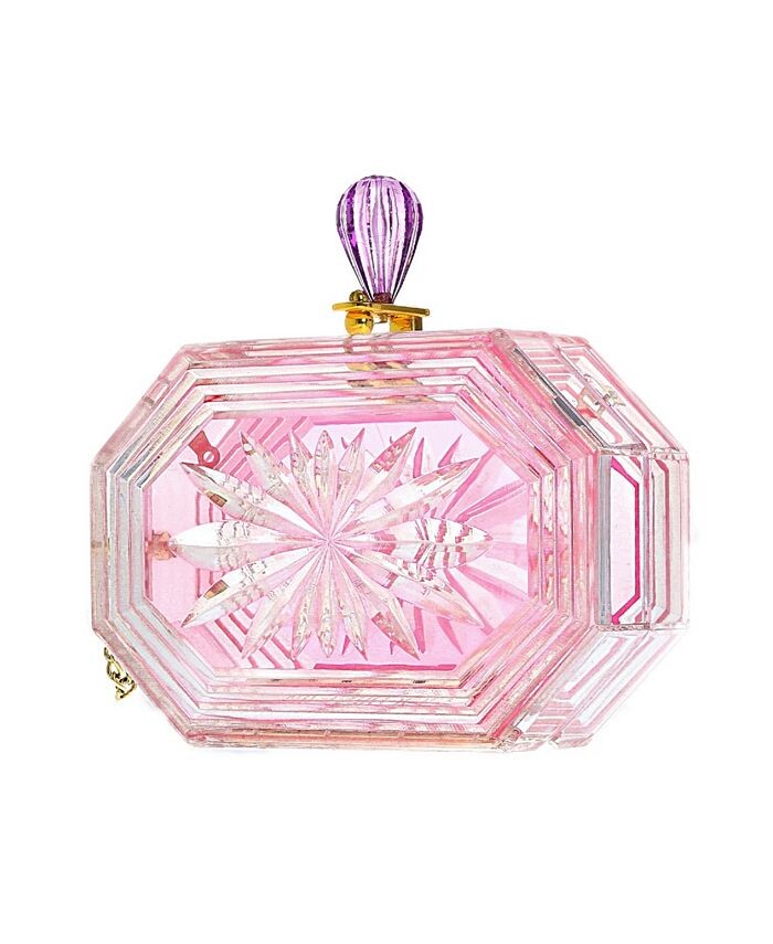 Женский флакон духов, прозрачный акриловый клатч с цветочной огранкой Milanblocks, розовый
Женский флакон духов, прозрачный акриловый клатч с цветочной огранкой Milanblocks, розовый